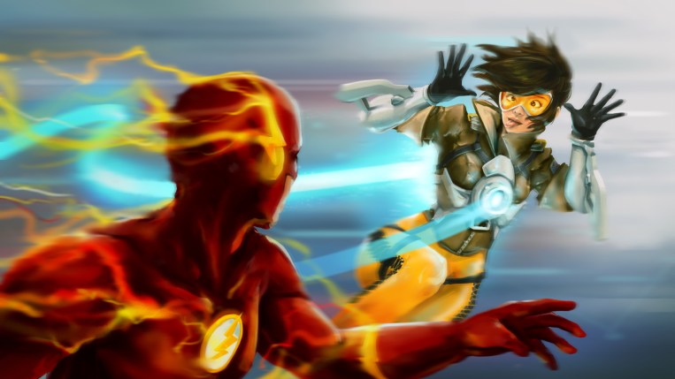 wcZeonArt_tracer vs flash